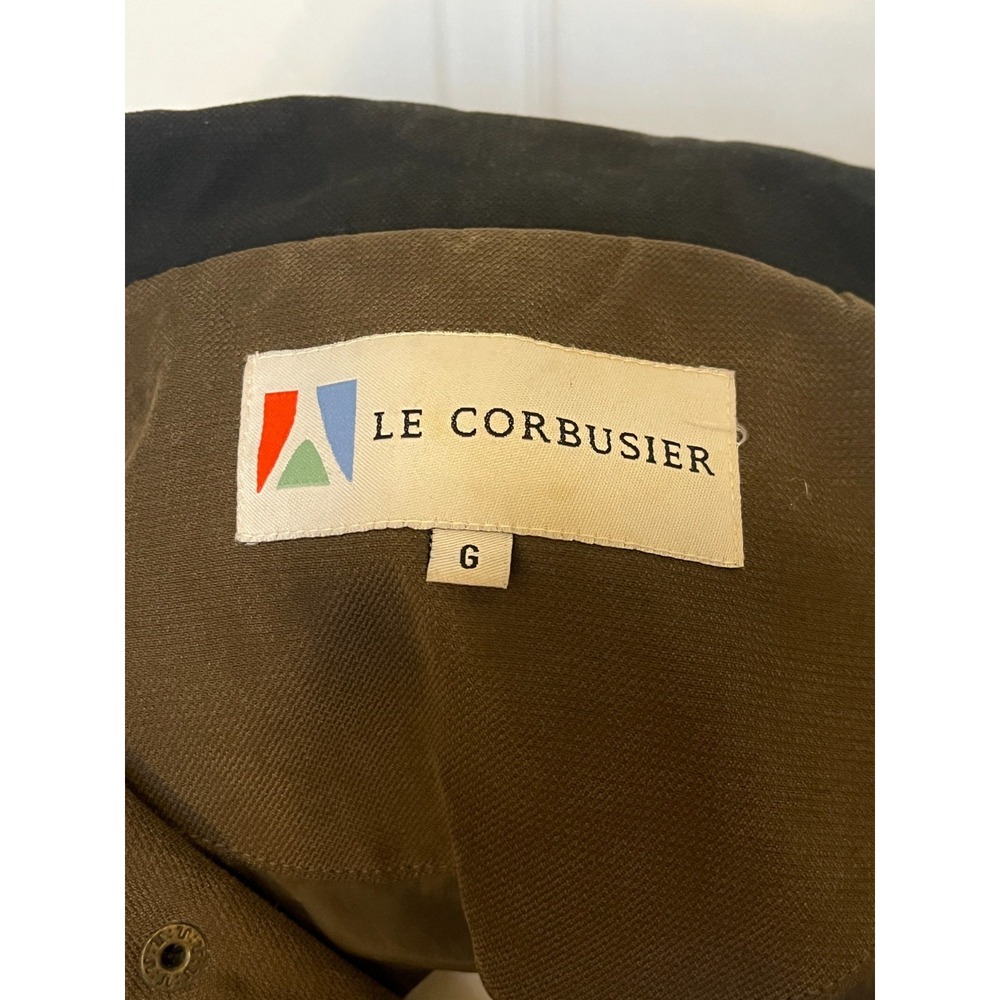 Le Corbusier Men's Brown Vintage Canvas Barn Jacket Size L - Picture 6 of 8